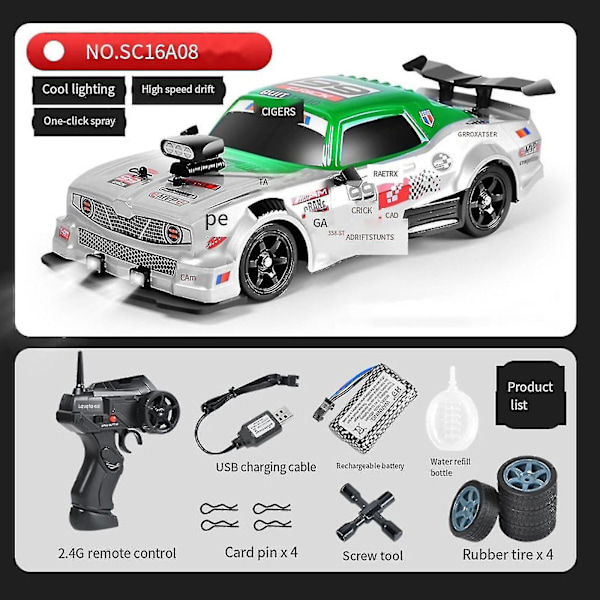 AE86 1/16 Rc Driftausauto Suuri Nopeus Kauko-ohjattava Driftausauto Lapsille Ja Aikuisille, 100% Uusi