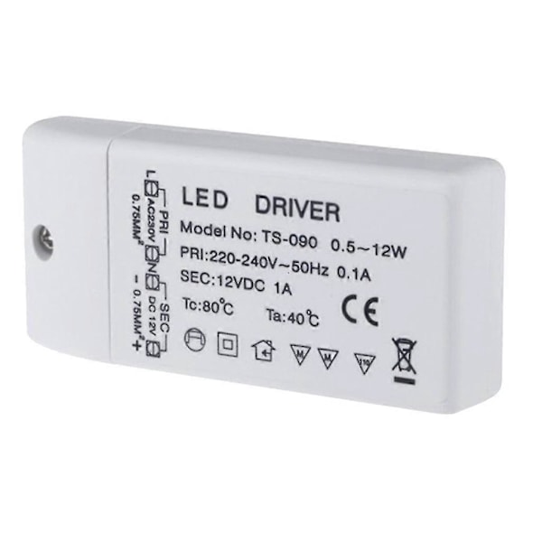 LED-driver 12W 18W LED-strømsdriver LED-driver konstant strømforsyning