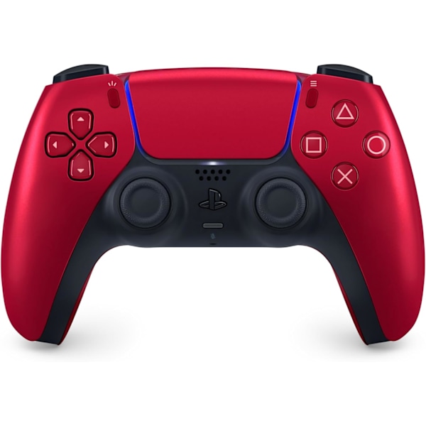 1-pack PS-kontroller DoubleShock Trådlös för Playstation Gamepad Red