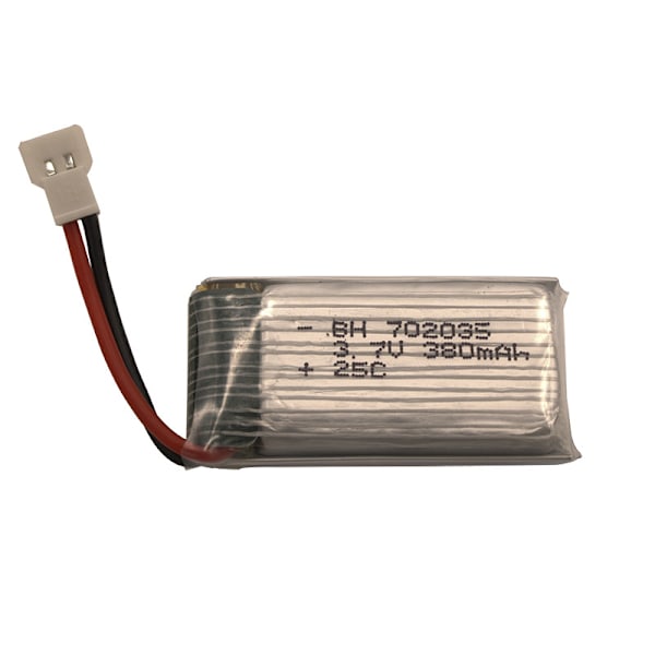 5-i-1 Batterilader med 5 stk 3.7V 380mAh Litium Polymer Li-Po Batterier & USB-kabel Kompatibel med SYMA Q11 H99W