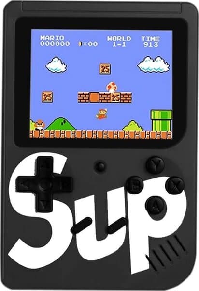 Mini Sup Spil (3\" LCD) med 400 spil, Sort