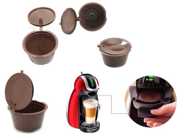 Dolce Gusto påfyllningsbara kaffekapslar, 5 st
