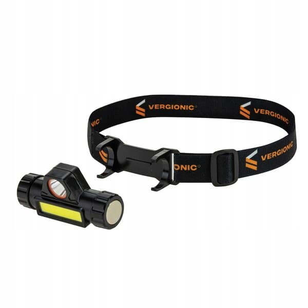 Genopladelig LED pandelampe med magnet Vergionic