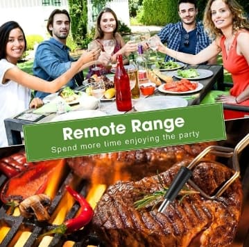 2025 Trådløst Grilltermometer, Frituretermometer