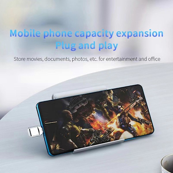 1TB 2TB Type C USB 3.0 Flash Drive Thumb Drive Memory Stick til PC Laptop, 100% Ny 1TB