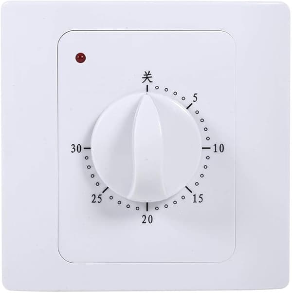 Mekanisk timer, MAGT 220V 10A 30 Min Elektrisk Digital Timer Tidsstyring Intelligent Nedtællingstimer