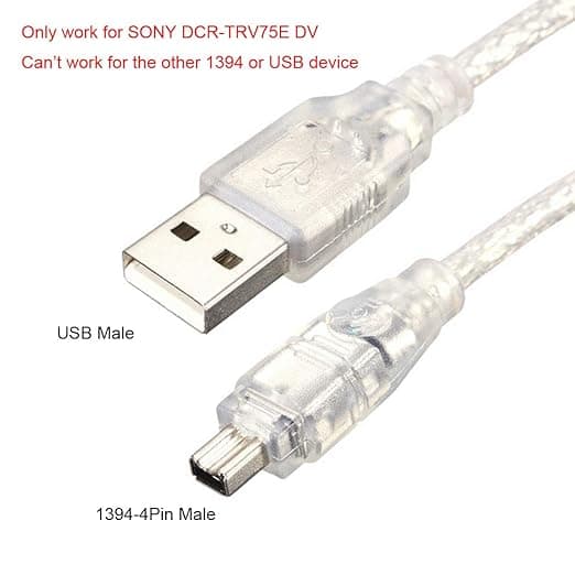 Til Mini Dv Minidv Usb Datakabel Firewire Ieee 1394 Hdv Videokamera Til Redigering Pc