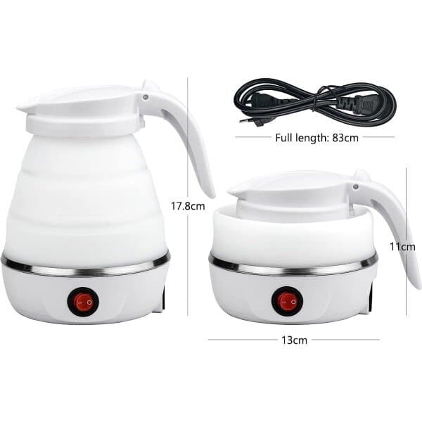 Foldbar silikonekedel, 0,6 l.