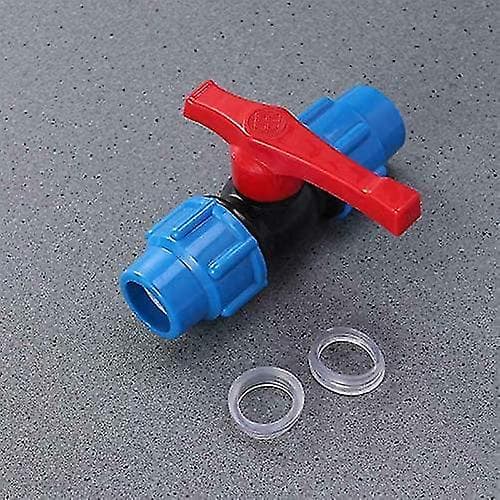 Plastkulventil för 32mm kompressionsslang