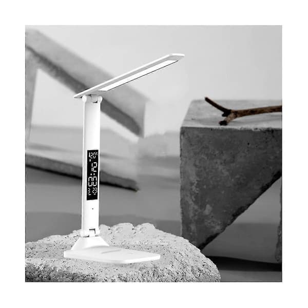 30 LED Square Desk Lamp with Personalized Lighting Simple Reading Table Lamp 2000 mAh Rechargeable Bedside Lamp