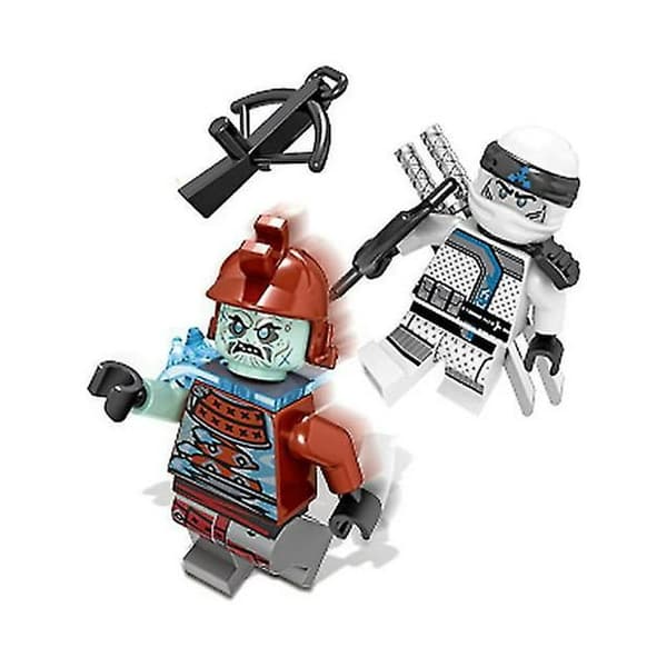 Sæt med 24 stk. Ninja Mini Figurer