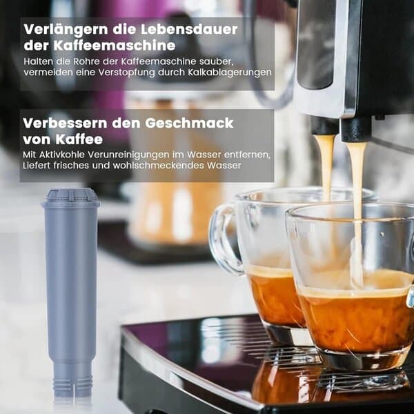 Vannfiltre for kaffemaskiner, 4 stk.