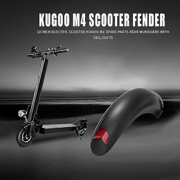 10 Tums Elektrisk Scooter Bakskärm Med Bakljus För Kugoo M4