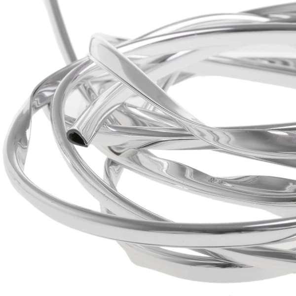 \"U\" Formet Bil Stil Krom Trim Bånd Bumper Ventilationsgitter Switch Til Fælg Moulding