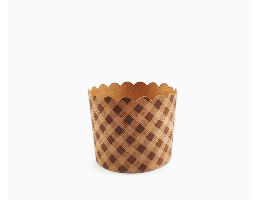 Ruskeat Panettone-vuoat 25 kpl