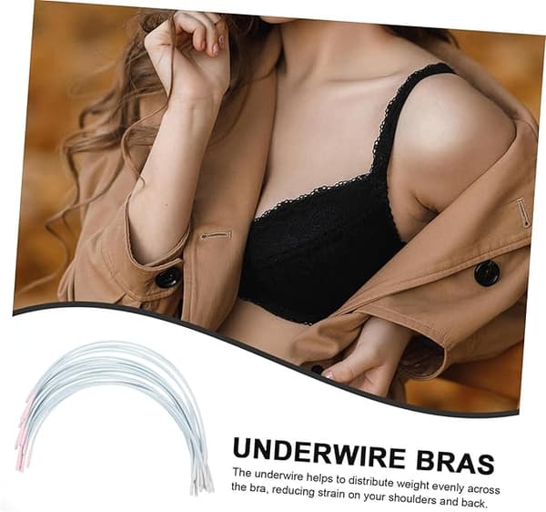 10 Par Underwire-Erstatninger til Bh'er - Underwire-Udskiftninger til Bh'er til Kvinder - Underwire-Reparation til Bh'er