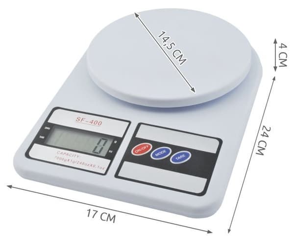 Elektroniset keittiövaa'at 5000g