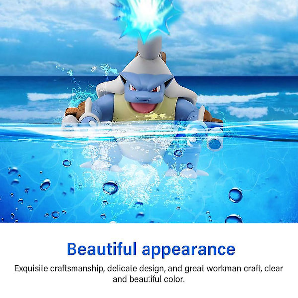 Evolution Mega Pokémon Battle Feature Figur Blastoise Leksak för Barn