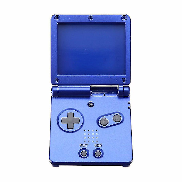 Konsolin kotelokuori, näytön linssi, ruuvimeisselisetti työkalut Nintendo GBA SP:lle Blue