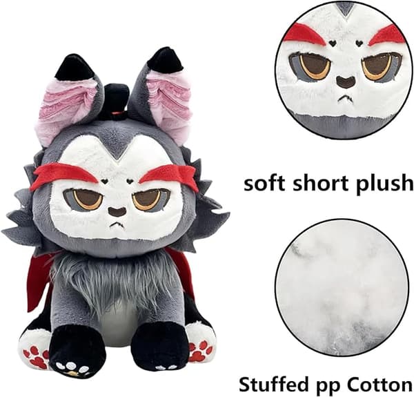 Hazbin Hotel Pehmolelu Husk Meow Pehmopupu