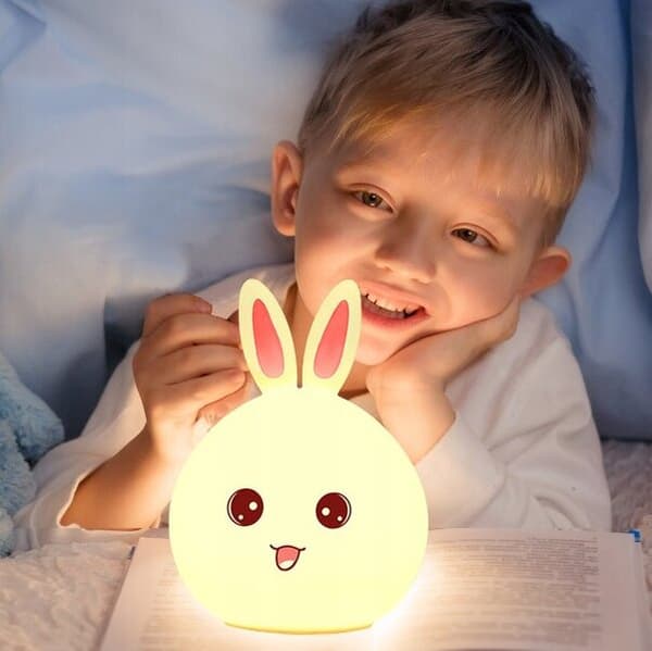 Børne bordlampe med kanin
