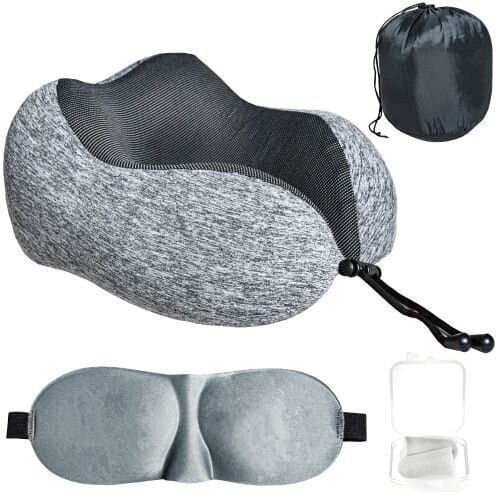 Rejsepude Memory foam 10885 Gray