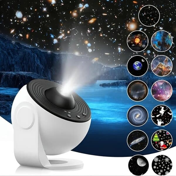 Galaxy og stjerneklar himmel projektor