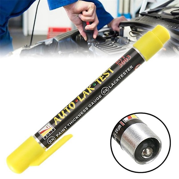 Bil Lacktjocklekstestare Mätare För Bilverktyg Krockkontrollmätare Med Magnetisk Spetsskala Indikerar