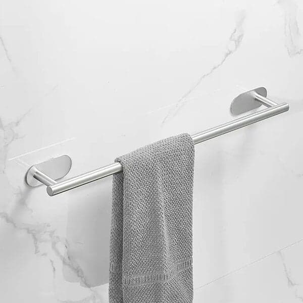 Håndklædeholder 40 cm sølv