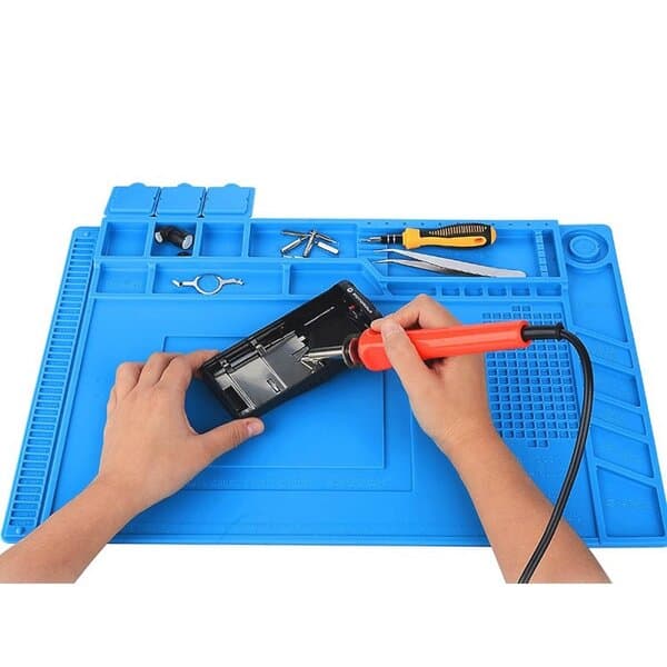 Silikon antistatisk loddematte, 45 x 30 cm