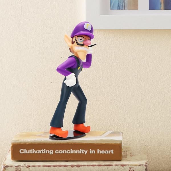 Actionfigur Leksak 6\" Waluigi Bros Samlarfigur Docka för Barn Present