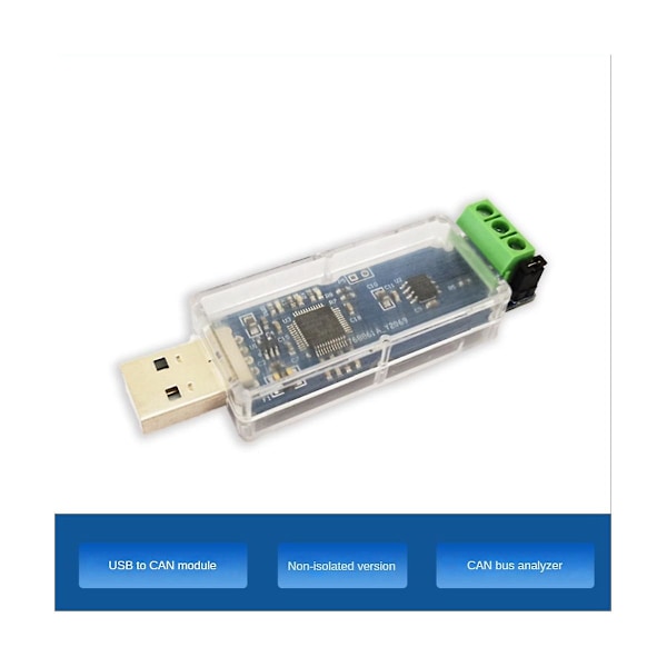 Canable USB til Konverter Modul CAN CANbus Debugger Analysator Adapter Candlelight Tja1051t/3 Ikke-isolert