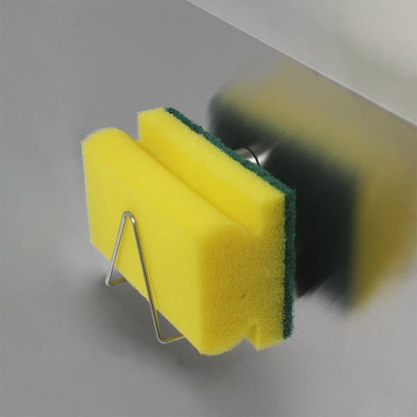 Magnetic storage solution for the sink with dish towel holder