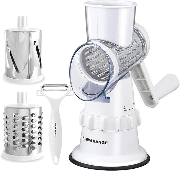 Multifunksjonell grønnsakskutter - slicer, hvit
