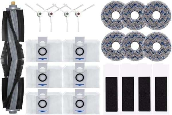 Til Deebot T20 OMNI Tilbehør Hovedsidebørste Moppeklud HEPA Filter Støvpose Udskiftning Reservedele