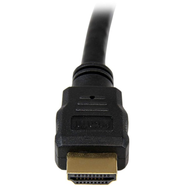 Til Panasonic Lumix DMC-FZ82 Micro HDMI 1m Kabel Ledning HDTV TV Guldbelagt