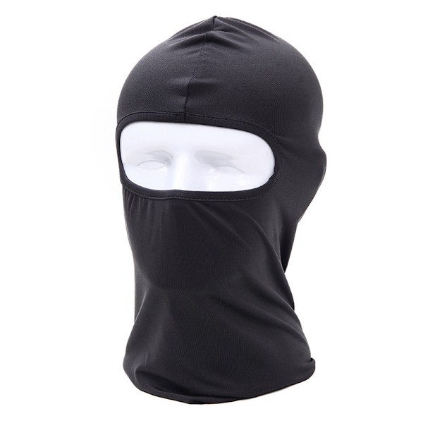 Balaclava / laskettelumaski / MC-huppu Musta