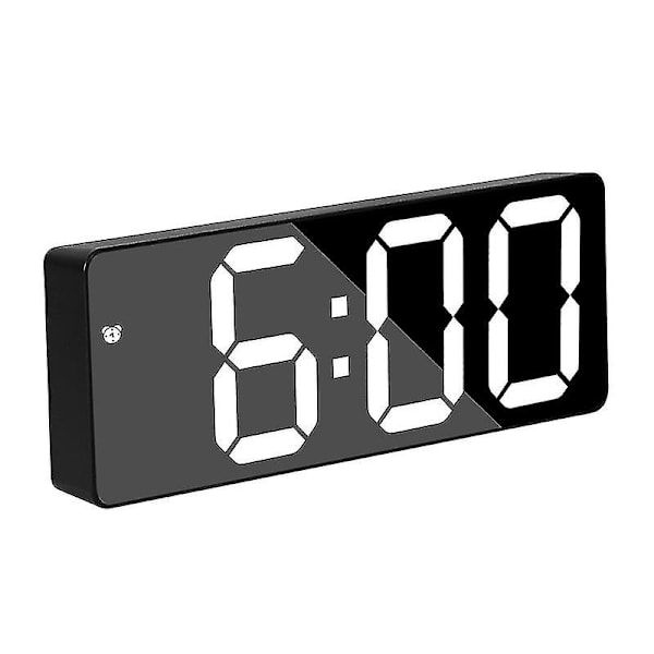Digital LED Väggklocka, Överdimensionerad Väggklocka Med Siffror, Fjärrkontroll Räkna Upp/Ned Black