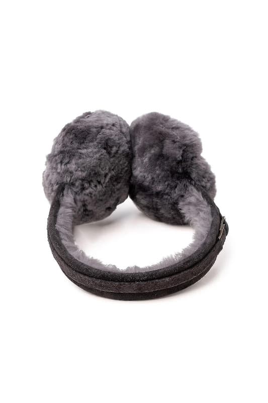 Vinterørevarmer til kvinder – bløde, komfortable og foldbare fleece ørekopper til koldt vejr Gray