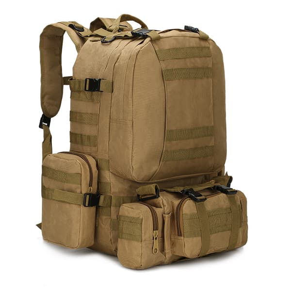 Turistryggsäck, 45 L Khaki