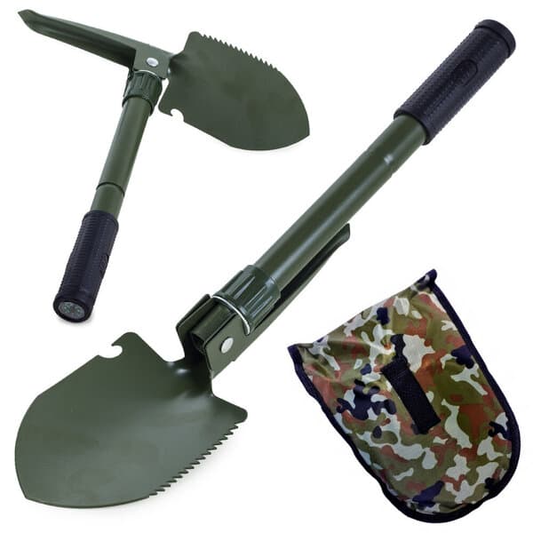 Sammenleggbar spade