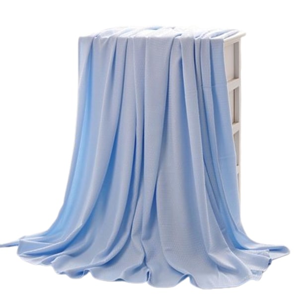 100*150cm Jääpeitto Kuumaa Uniin ja Yöhikoihin, Jääpeitto Kaikkiin Vuodenaikoihin, Ultrakevyt Jääpeitto Blue