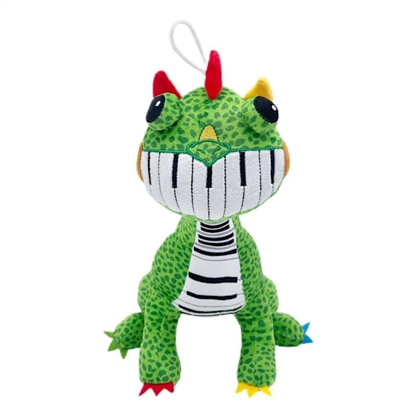 Poppy Playtime Kapitel 4 Yarnaby Pianosaurus Nightmare Critters Blød Plys Gave Green Dinosaur