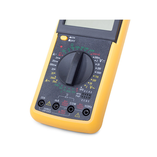Digitalt strømmultimeter LCD DT9208A