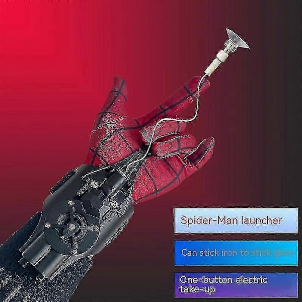 Edderkoppespindskyder Legetøj, Spider Man Håndledsskyder Rollespilsrekvisit, Børnelegetøj