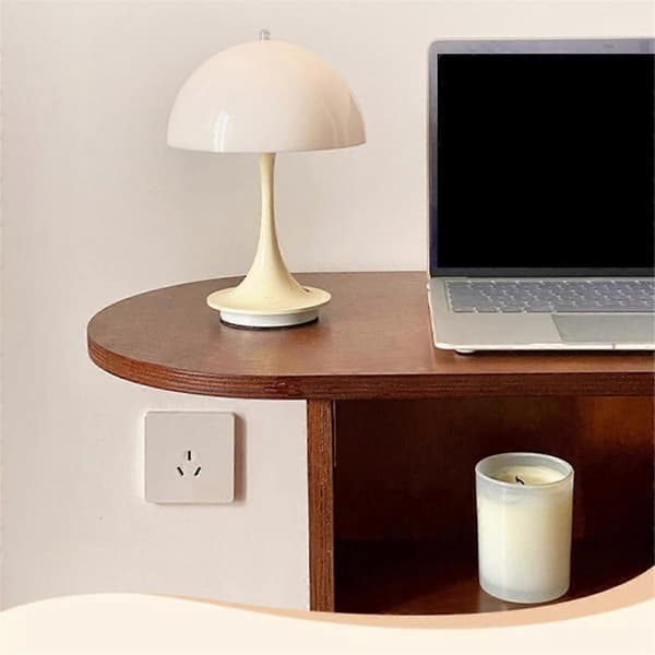 LED Sopplampe USB-lading Justerbar Lysstyrke Skrivebordslampe