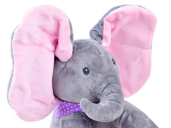 Syngende elefant, rosa