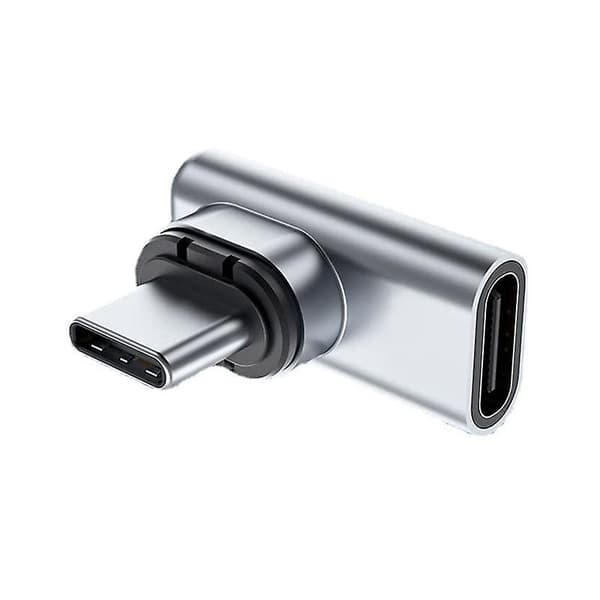 USB C Magnetisk Adapter 24 Pins Type C-kontakt 40Gbp/S PD 100W Hurtigladekonverter