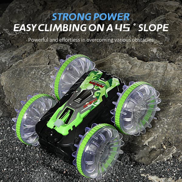 Fjernstyret Amphibio Stunt Bil