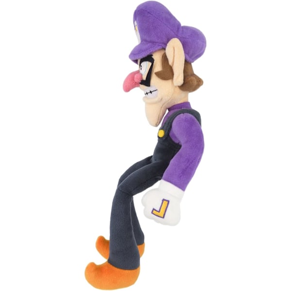 Super Mario All-Stars 1422 Waluigi Plyschleksak, 12,5 tum, Flerfärgad